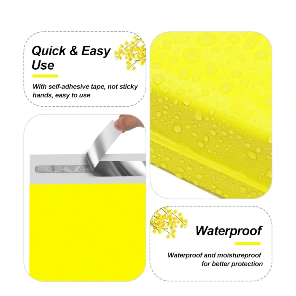 100pcs Shipping Package 50-Yellow Poly Mailers 50-Thank You Stickers ⭐️🆕⭐️
